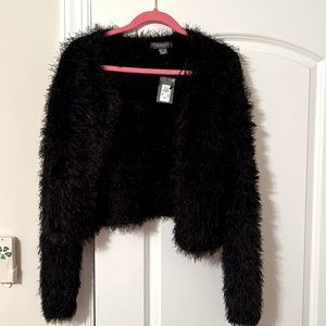 Cozy Black fluffy jacket